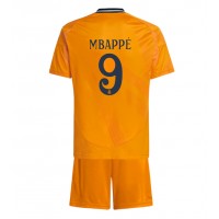 Real Madrid Kylian Mbappe #9 Gostujuci Dres za djecu 2024-25 Kratak Rukav (+ Kratke hlače)